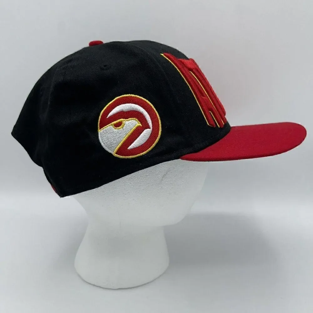 Atlanta Hawks Black New Era “NBA Hardwood Classic Collection” Snap Back Hat